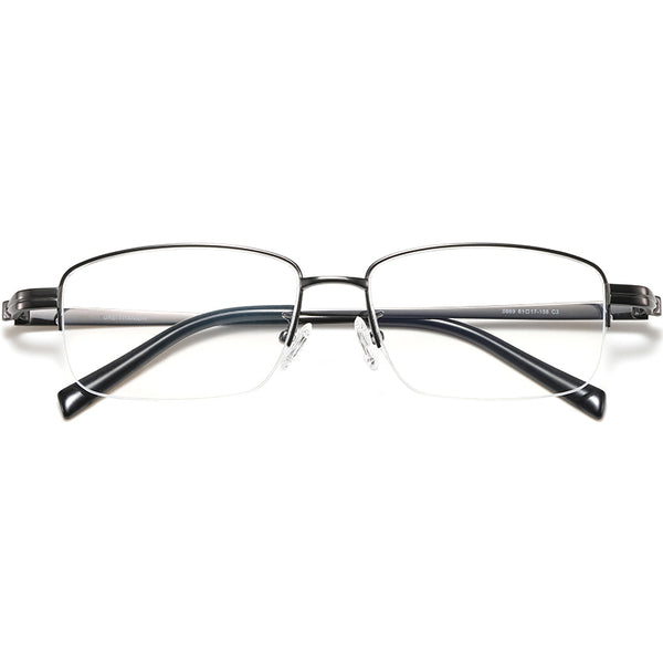 Rectangle Glasses EF1080 - Wide Frames For Men With Larger Heads