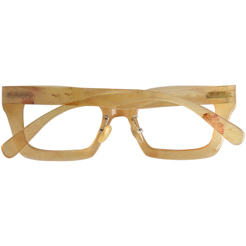 Buffalo Horn Square Glasses NJ1177