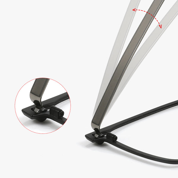 Rectangle Glasses EF1052 - Wide Frames For Men With Larger Heads