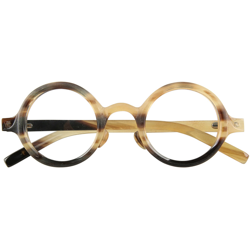 Buffalo Horn Round Glasses NJ1223