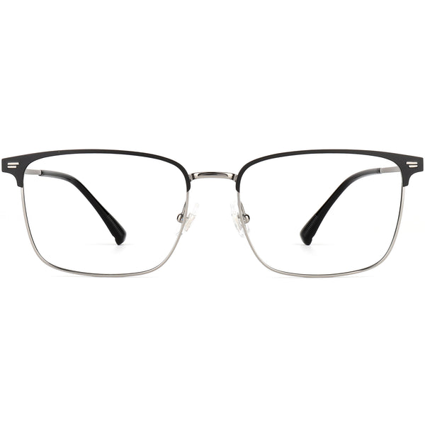 Square Glasses EF1159 - Wide Frames for Men with Larger Heads
