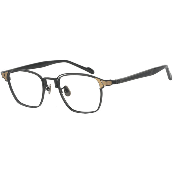Square Glasses EF1047 - Wide Frames for Men with Larger Heads