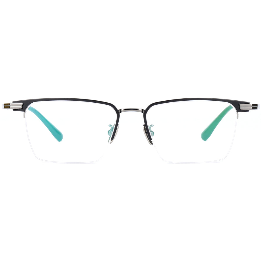Square Glasses EF1113 - Wide Frames for Men with Larger Heads