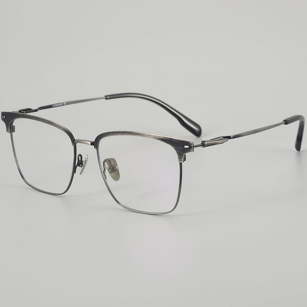 Browline Glasses EF1122 - Wide Frames for Men with Larger Heads