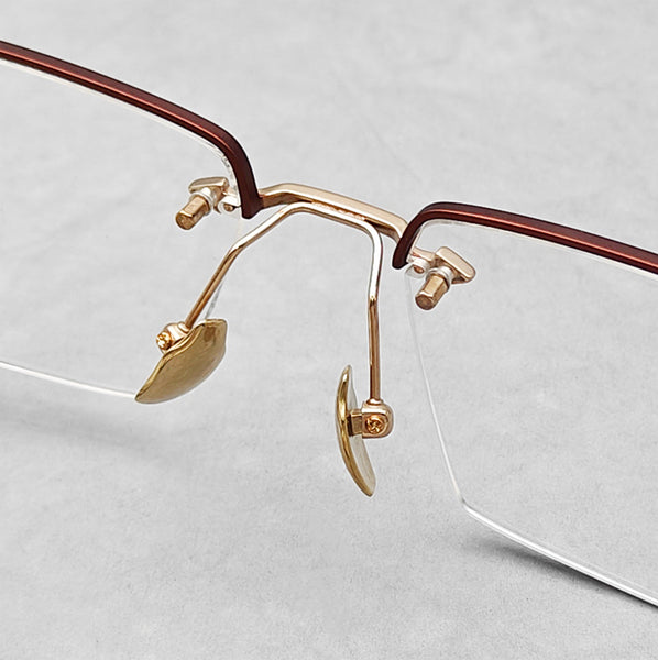 Rectangle Glasses EF1106 - Wide Frames for Men with Larger Heads