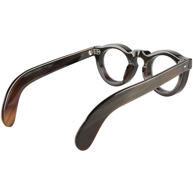 Buffalo Horn Round Glasses NJ1243
