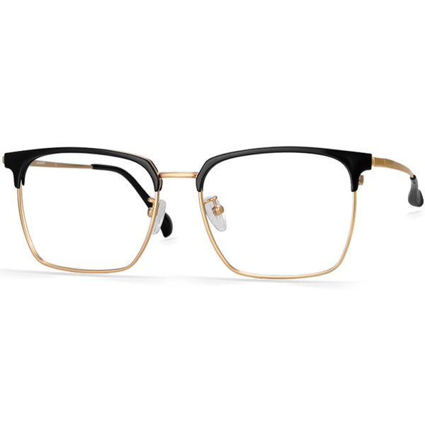 Browline Glasses EF1011 - Wide Frames for Men with Larger Heads