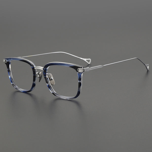 Square Glasses EF1027 - Wide Frames for Men with Larger Heads