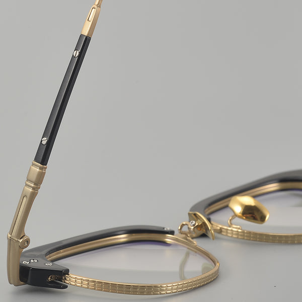 Browline Glasses EF1132 - Wide Frames for Men with Larger Heads