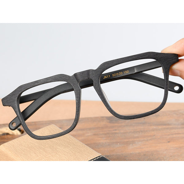 Square Glasses A1005 - Wide Frames for Men with Larger Heads