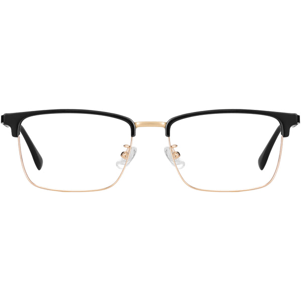 Browline Glasses EF1010 - Wide Frames for Men with Larger Heads