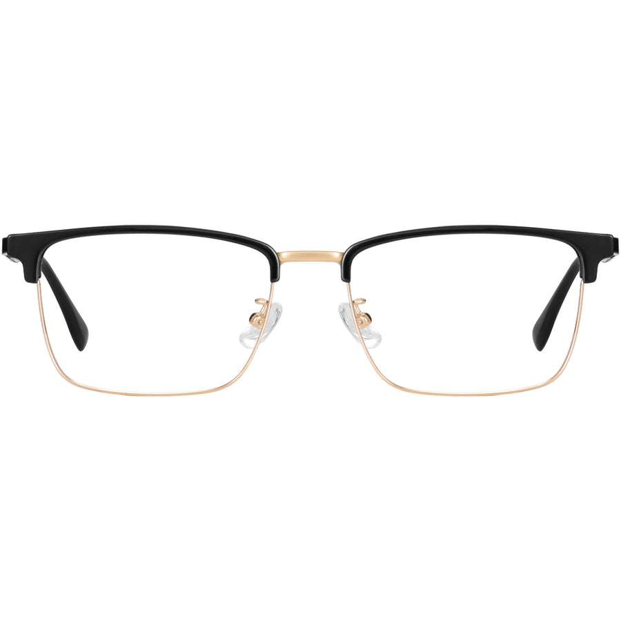 Browline Glasses EF1010 - Wide Frames for Men with Larger Heads