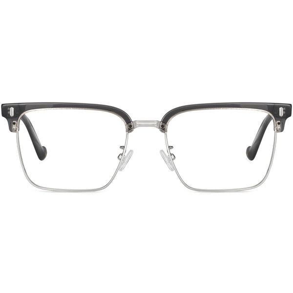 Browline Glasses A3914 - Wide Frames for Men with Larger Heads