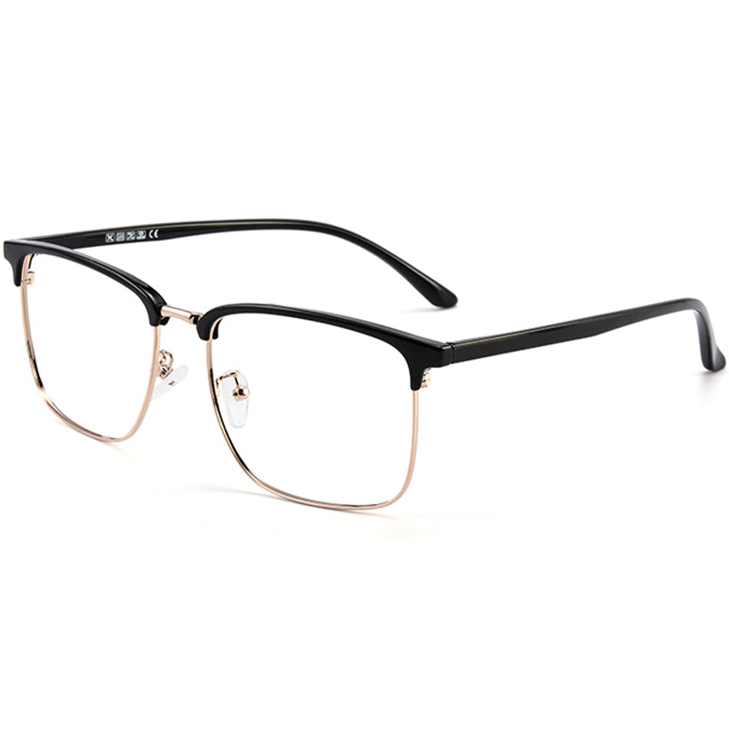 Browline Glasses EF1042 - Wide Frames for Men with Larger Heads