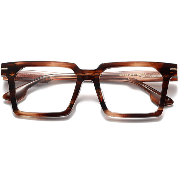 Square Glasses HT1003 - Wide Frames For Men With Larger Heads