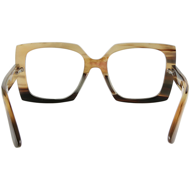 Buffalo Horn Square Glasses NJ1107