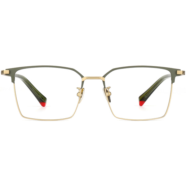 Square Glasses EF1161 - Wide Frames For Men With Larger Heads