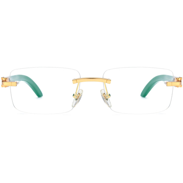 Buffalo Horn Rectangle Glasses BR1309