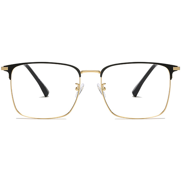 Square Glasses EF1034 - Wide Frames for Men with Larger Heads