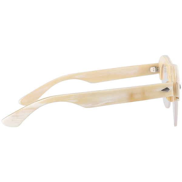 Buffalo Horn Browline Glasses NJ1258