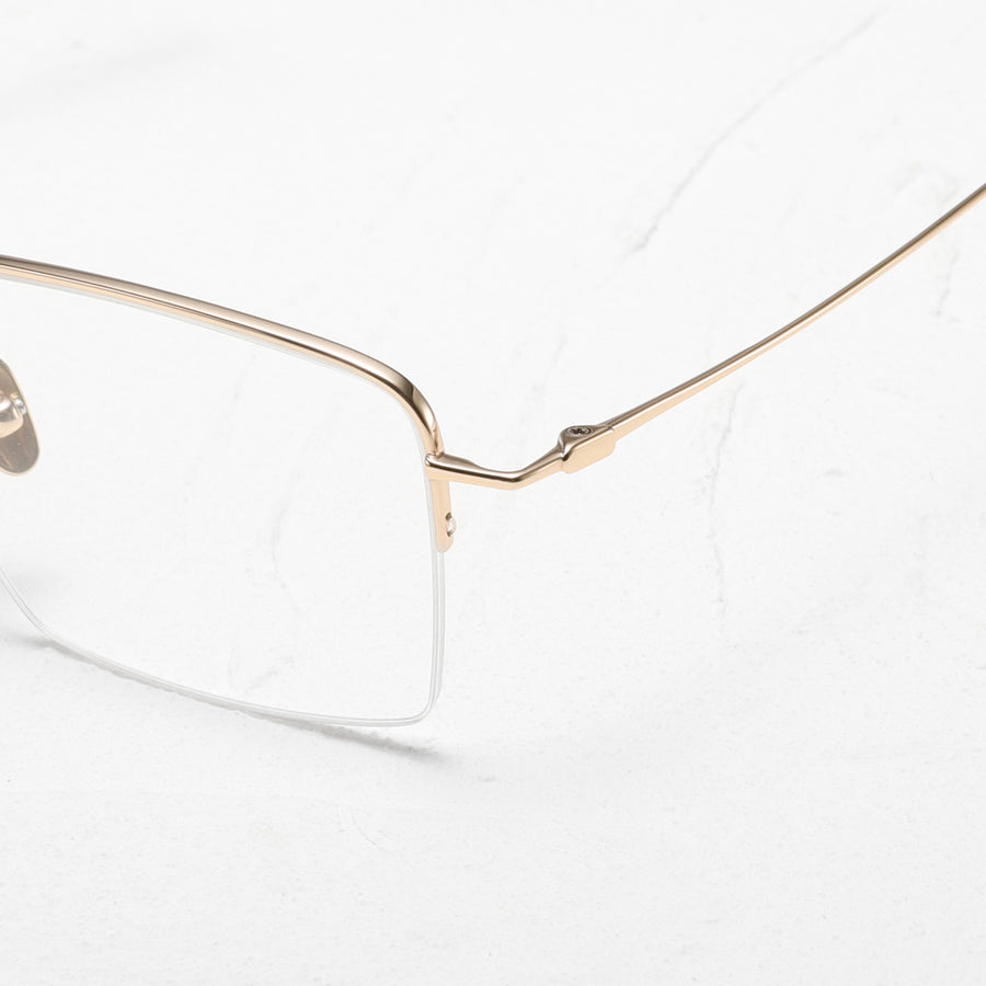 Square Glasses EF1137 - Wide Frames for Men with Larger Heads