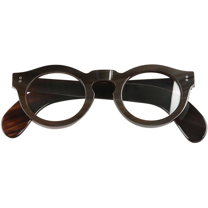 Buffalo Horn Round Glasses NJ1229