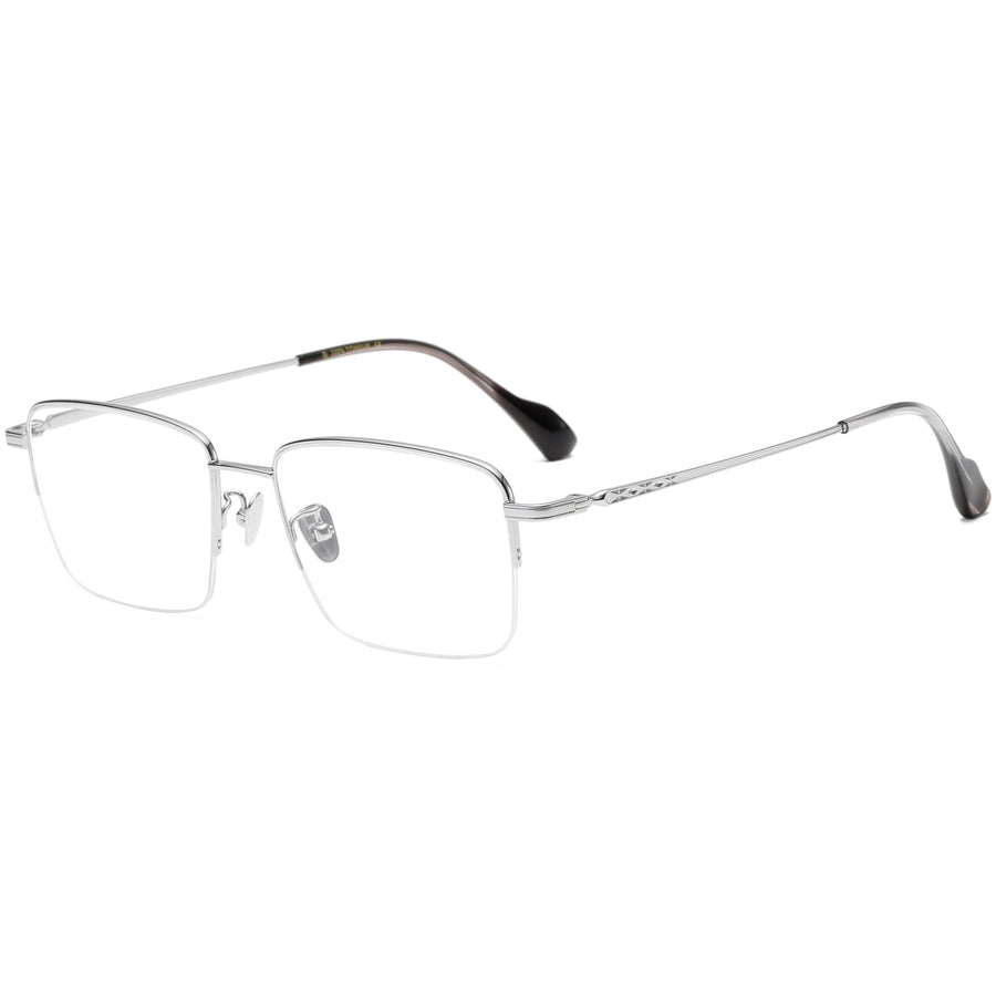 Square Glasses EF1136 - Wide Frames for Men with Larger Heads