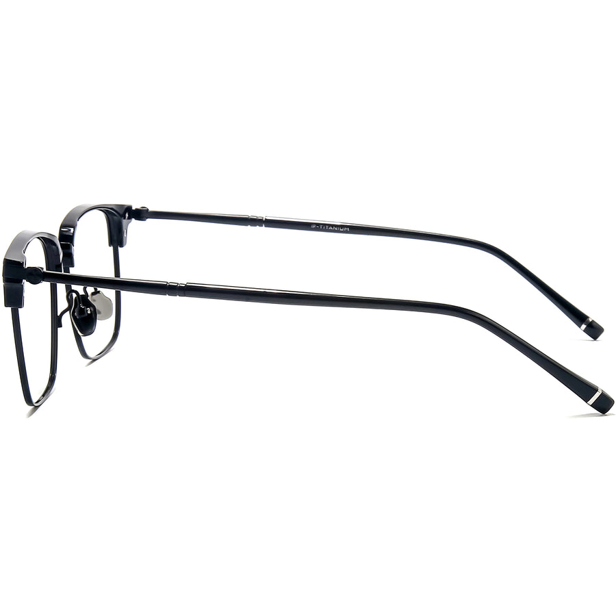 Browline Glasses EF1082 - Wide Frames For Men With Larger Heads