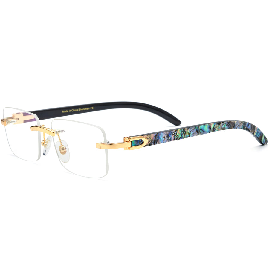 Buffalo Horn Rectangle Glasses BR1309