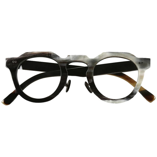 Buffalo Horn Round Glasses NJ1026