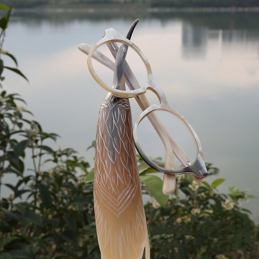 Buffalo Horn Round Glasses NJ1161