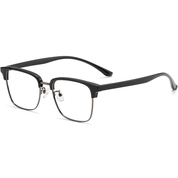 Browline Glasses EF1041 - Wide Frames for Men with Larger Heads