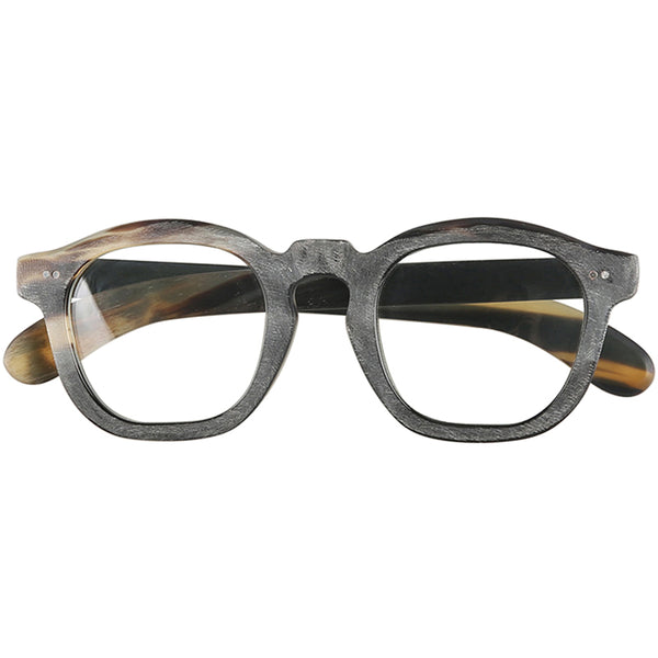Buffalo Horn Square Glasses NJ1063