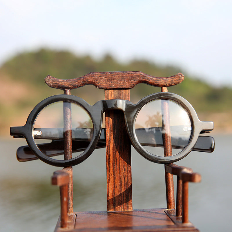 Buffalo Horn Round Glasses NJ1027