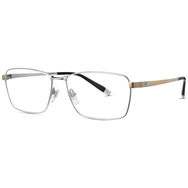 Rectangle Glasses MW1231 - Wide Frames for Men with Larger Heads