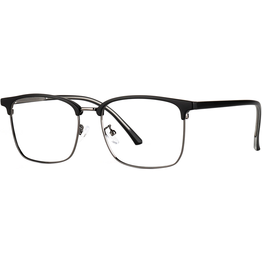 Square Glasses EF1108 - Wide Frames for Men with Larger Heads