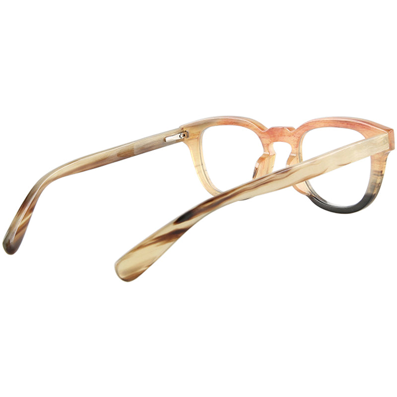 Buffalo Horn Square Glasses NJ1106