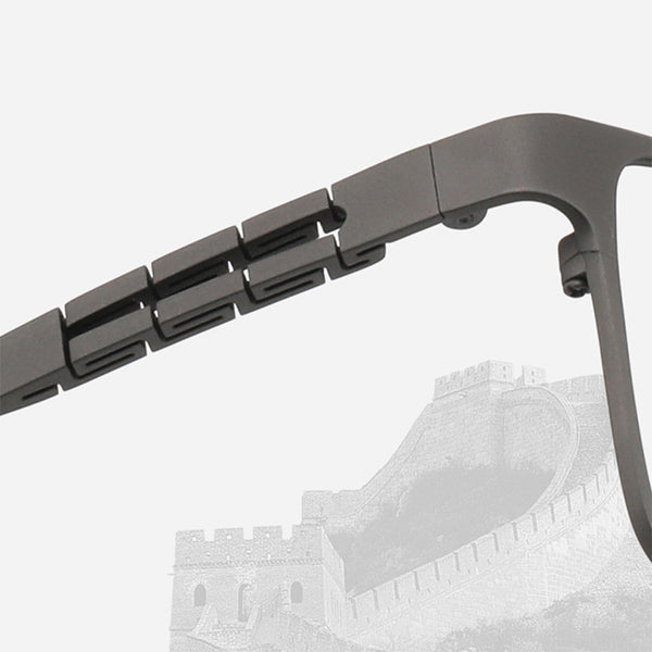 Rectangle Glasses A3922 - Wide Frames for Men with Larger Heads