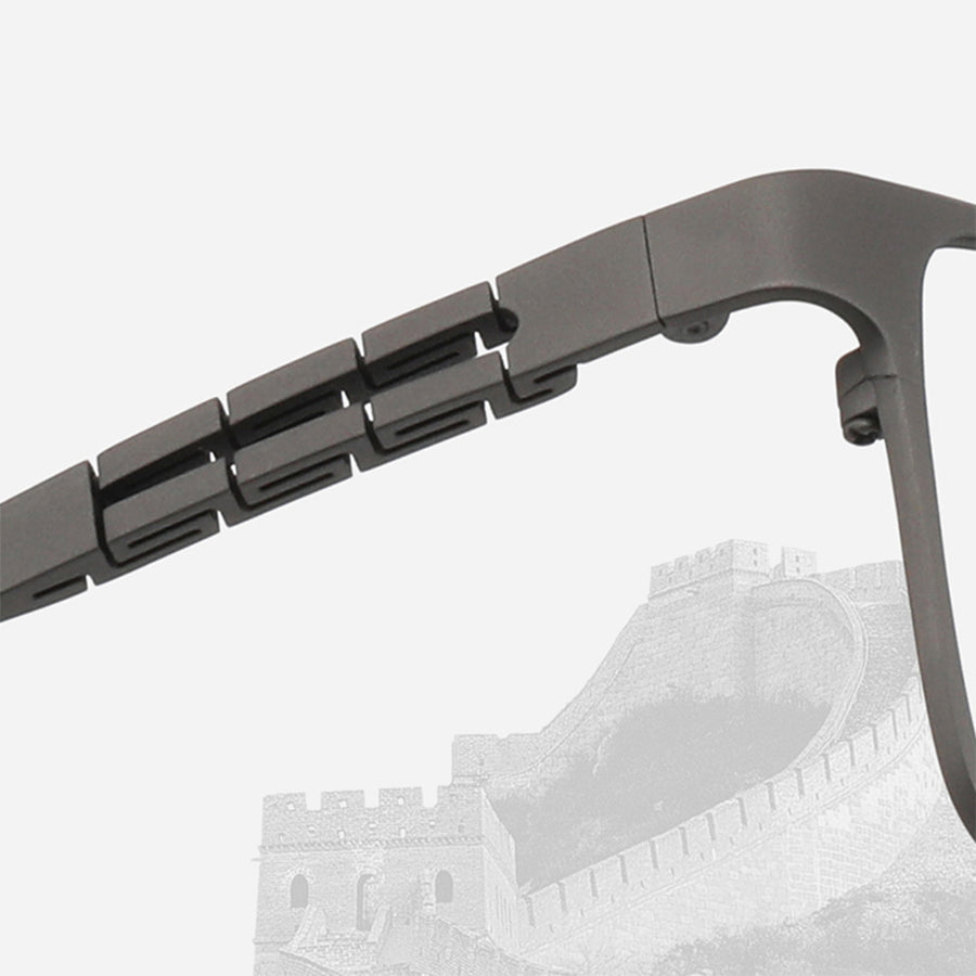 Rectangle Glasses A3922 - Wide Frames for Men with Larger Heads