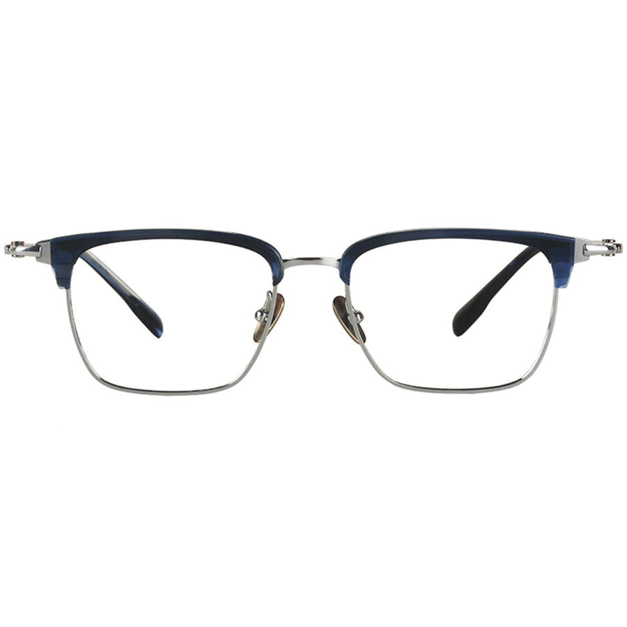 Browline Glasses EF1103 - Wide Frames for Men with Larger Heads