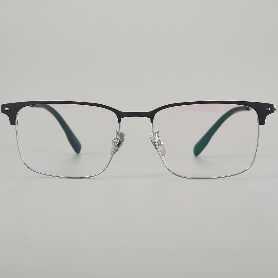 Square Glasses EF1121 - Wide Frames for Men with Larger Heads