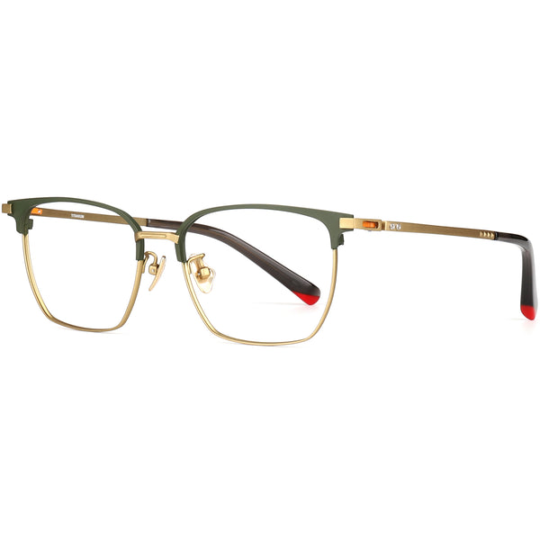 Square Glasses EF1163 - Wide Frames For Men With Larger Heads