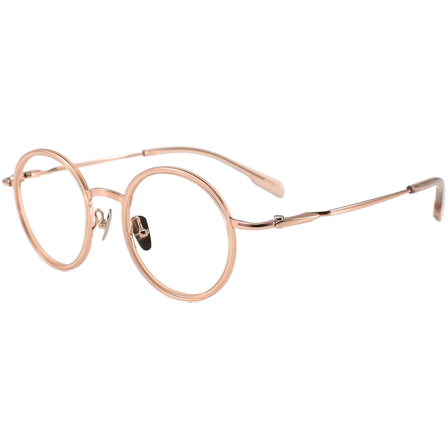 Round Glasses EF1104 - Wide Frames for Men with Larger Heads