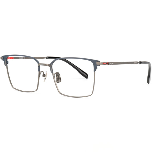 Square Glasses EF1180 - Wide Frames For Men With Larger Heads