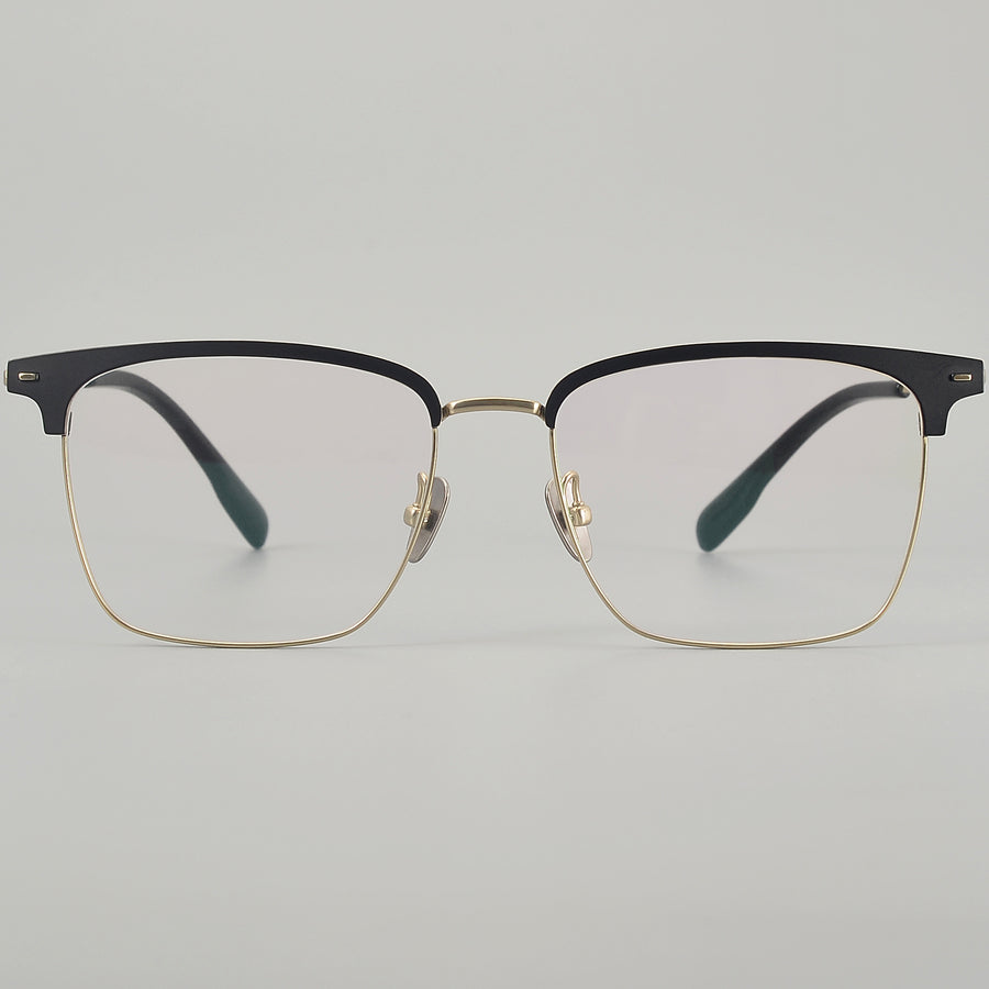 Browline Glasses EF1122 - Wide Frames for Men with Larger Heads