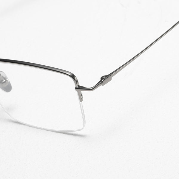 Rectangle Glasses EF1138 - Wide Frames for Men with Larger Heads