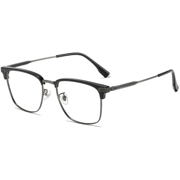 Browline Glasses EF1002 - Wide Frames for Men with Larger Heads