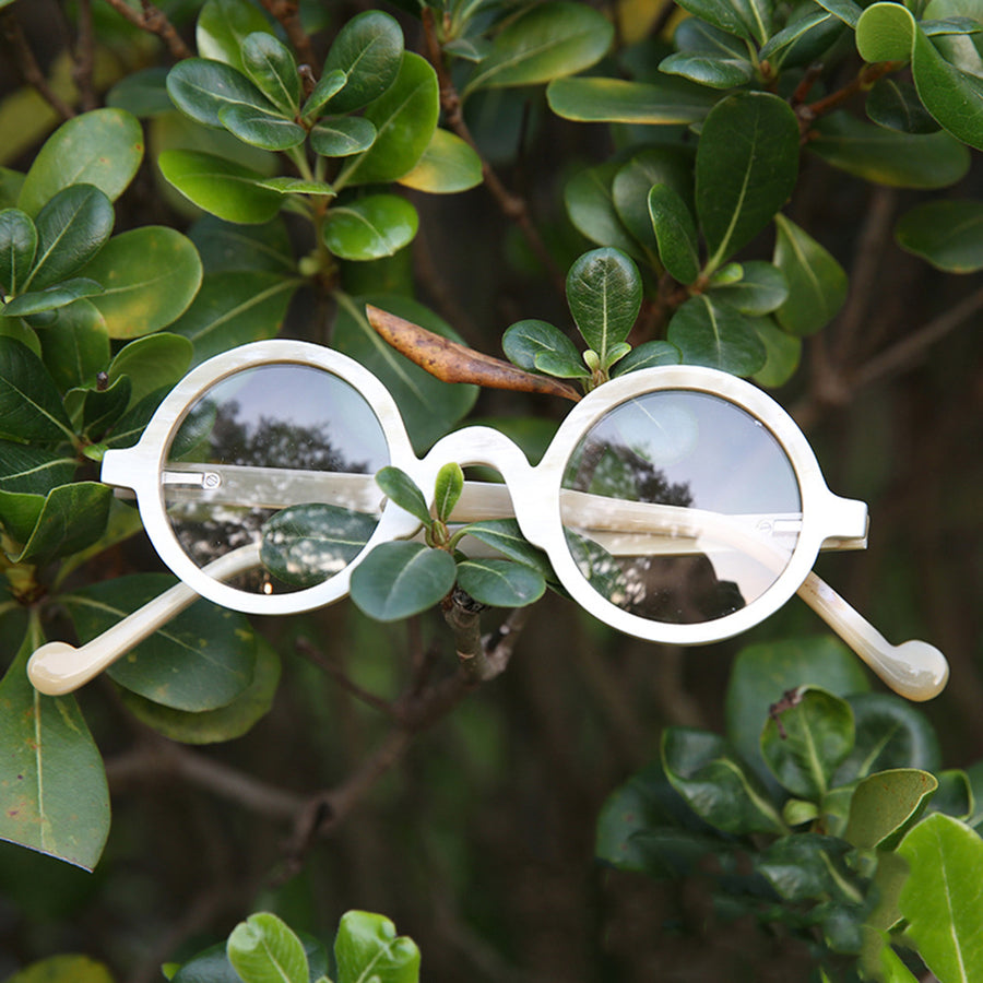 Buffalo Horn Round Glasses NJ1151