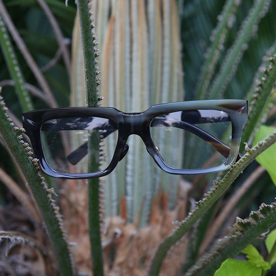 Buffalo Horn Square Glasses NJ1221