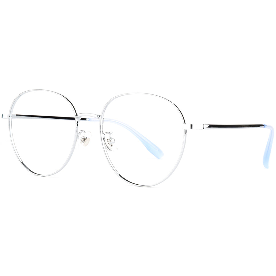 Round Glasses EF1145 - Wide Frames for Men with Larger Heads